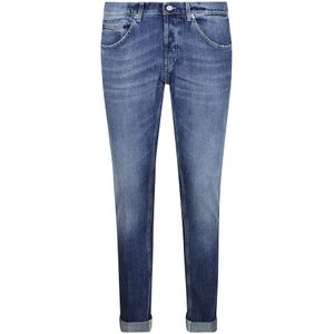 Dondup, Heren, Jeans, Blauw, Maat: W38 Denim,