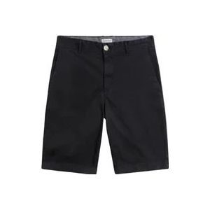 Woolrich Katoenen Bermuda Shorts voor Heren met Zakken , Blue , Heren , Maat: W31