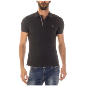 Armani Jeans, Heren, Tops, Grijs, Maat: XS Katoen,