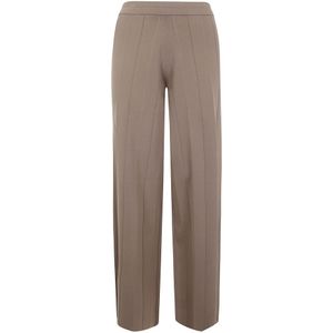 Max Mara, Dames, Broeken, Bruin, Maat: S