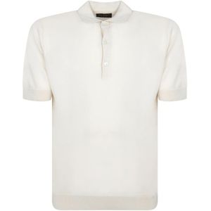 Dell'oglio, Heren, Tops, Wit, Maat: XL Linnen,