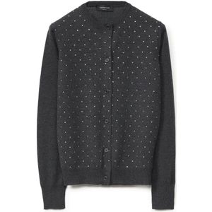 Fabiana Filippi, Dames, Truien, Grijs, Maat: S Wol,