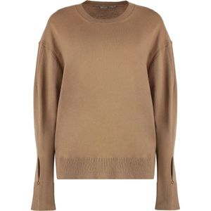 Stella McCartney, Dames, Truien, Bruin, Maat: M Wol,