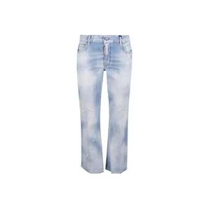 Dsquared2 Retro Bell Bottom Jeans , Blue , Dames , Maat: S