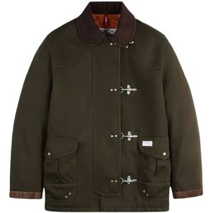 Fay, Heren, Jassen, Groen, Maat: L Katoen,