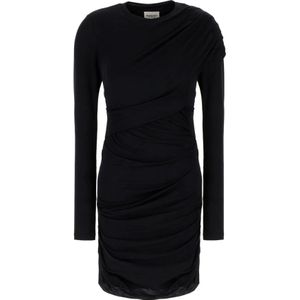 Marant étoile, Dames, Jurken, Zwart, Maat: XS Zijde,