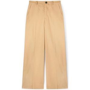 Motivi, Dames, Broeken, Beige, Maat: 2XS Katoen,