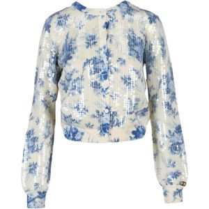 Twinset, Dames, Truien, Veelkleurig, Maat: S Katoen,