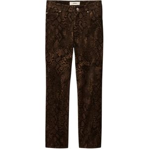 Ba&Sh, Dames, Jeans, Bruin, Maat: S Denim,