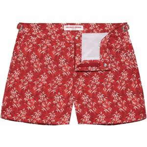 Orlebar Brown, Heren, Badkleding, Rood, Maat: W33 Poliester,