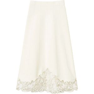 Twinset, Dames, Rokken, Wit, Maat: S
