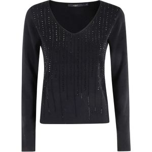 Seventy, Dames, Truien, Zwart, Maat: M