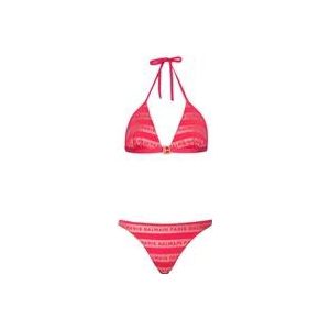 Balmain Paris driehoek bikini , Red , Dames , Maat: S