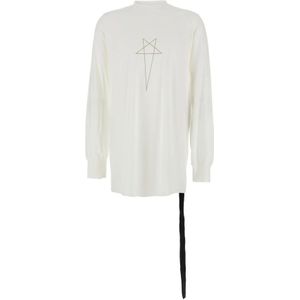 Rick Owens, Heren, Tops, Wit, Maat: S Katoen,