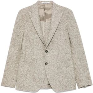 Tagliatore, Heren, Jassen, Beige, Maat: M Zijde,