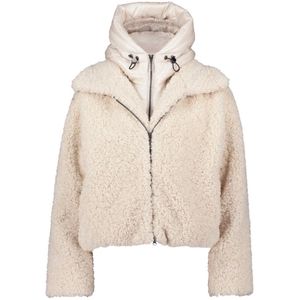 Amber & June, Dames, Jassen, Beige, Maat: S Nylon,