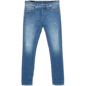 Dondup, Heren, Jeans, Blauw, Maat: W31 Katoen,