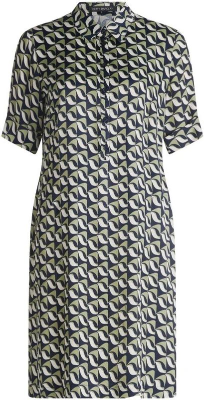 Betty Barclay - Blousejurk - Crème - Donkerblauw - Pastelgroen