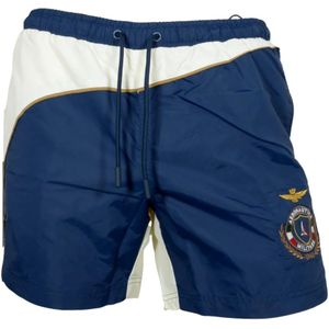 Aeronautica Militare, Heren, Badkleding, Veelkleurig, Maat: M Polyamide,