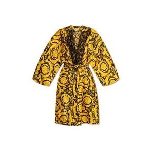 Versace Zijden badjas , Yellow , Dames , Maat: XL