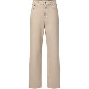 Golden Goose, Dames, Jeans, Beige, Maat: W26 Denim,