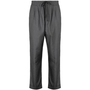 Tom Ford - Broeken - Grijs - 100% Zijde