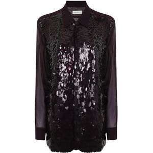 Dries Van Noten, Heren, Overhemden, Rood, Maat: M