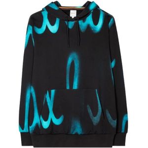 Paul Smith, Heren, Sweatshirts & Hoodies, Zwart, Maat: M Katoen,