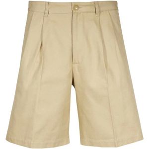 Gucci, Heren, Korte broeken, Beige, Maat: L Katoen,