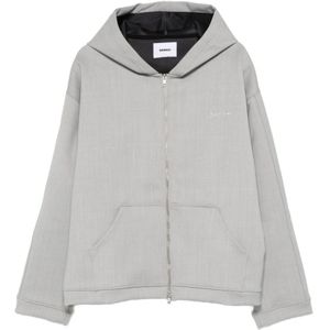 Bonsai, Heren, Sweatshirts & Hoodies, Grijs, Maat: M Spandex,