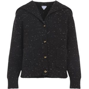 Bottega Veneta, Dames, Truien, Bruin, Maat: S Wol,