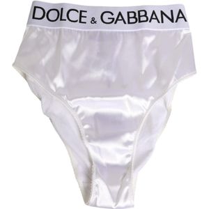 Dolce & Gabbana, Dames, Ondergoed, Wit, Maat: S Satijn,