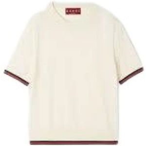 Gucci, Dames, Tops, Wit, Maat: S Zijde,