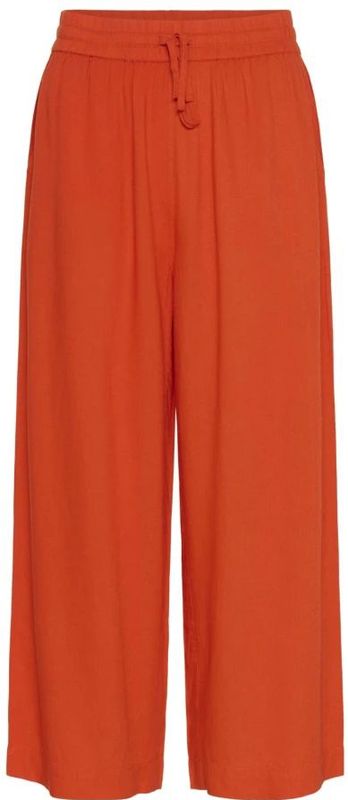 Kaffe - KAmilia - Cropped Wijde Broek - Oranje