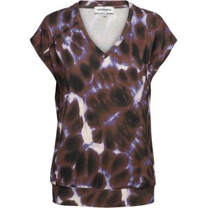 &Co Woman, Dames, Tops, Bruin, Maat: XS Viscose,