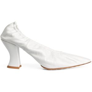 Bottega Veneta, Dames, Schoenen, Wit, Maat: 39 1/2 EU Leer,