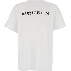 Alexander McQueen, Heren, Tops, Wit, Maat: XL Katoen,