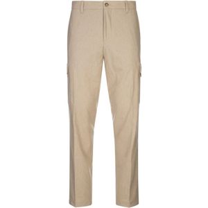 Hugo, Heren, Broeken, Bruin, Maat: M Wol,