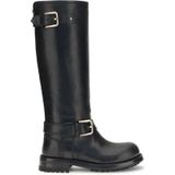 Dolce & Gabbana - Leren Biker Boots - Zwart