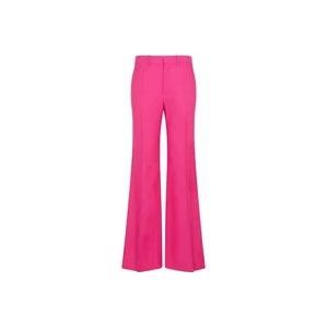 Chloé Framboos Wol Zijde Kasjmier Broek , Pink , Dames , Maat: XS