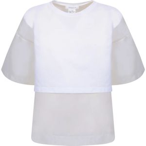 Fabiana Filippi, Dames, Tops, Veelkleurig, Maat: S Katoen,