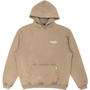 Represent, Heren, Sweatshirts & Hoodies, Bruin, Maat: M Katoen,