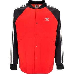 Adidas, Heren, Jassen, Oranje, Maat: M Polyamide,