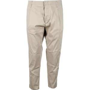 Dondup, Heren, Broeken, Beige, Maat: W35 Katoen,
