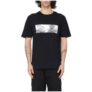 C.p. Company, Heren, Tops, Zwart, Maat: M Katoen,