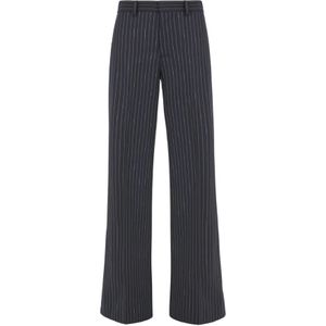 P.a.r.o.s.h., Dames, Broeken, Blauw, Maat: XS Katoen,