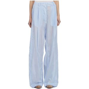 TheLatest, Dames, Broeken, Blauw, Maat: S Katoen,