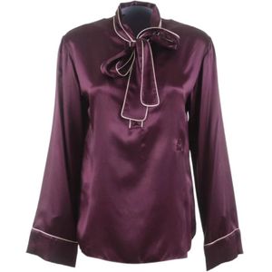 Dolce & Gabbana, Dames, Blouses & Shirts, Paars, Maat: S