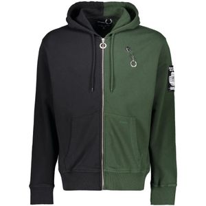 Fred Perry, Heren, Sweatshirts & Hoodies, Groen, Maat: XS Katoen,