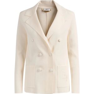 Elisabetta Franchi, Dames, Jassen, Wit, Maat: M